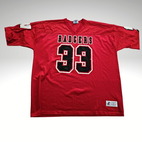 Vintage 90's Logo Athletic Wisconsin Badgers Ron Dayne Football Jersey XXL USA - Picture 1 of 9